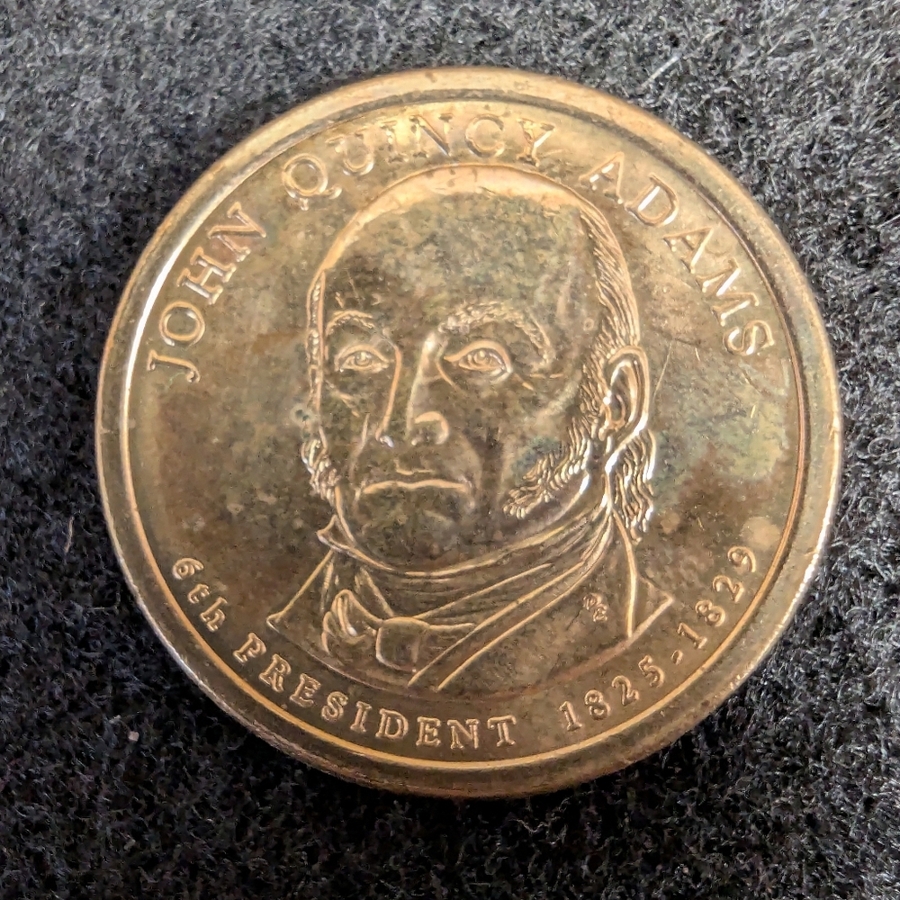 2008-John Quincy Adams Dollar Coin Our 6th President 1825-1829 Rare Coin